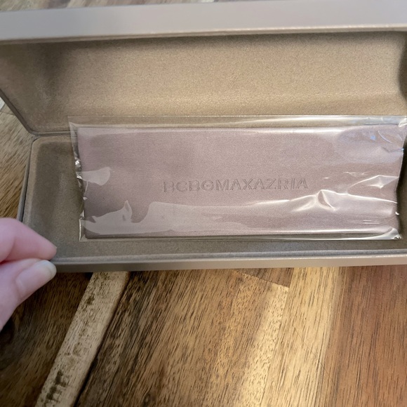 NIB - BCBG Max Azria cat eye eyeglass frames. Victoria, Sand - Picture 5 of 7